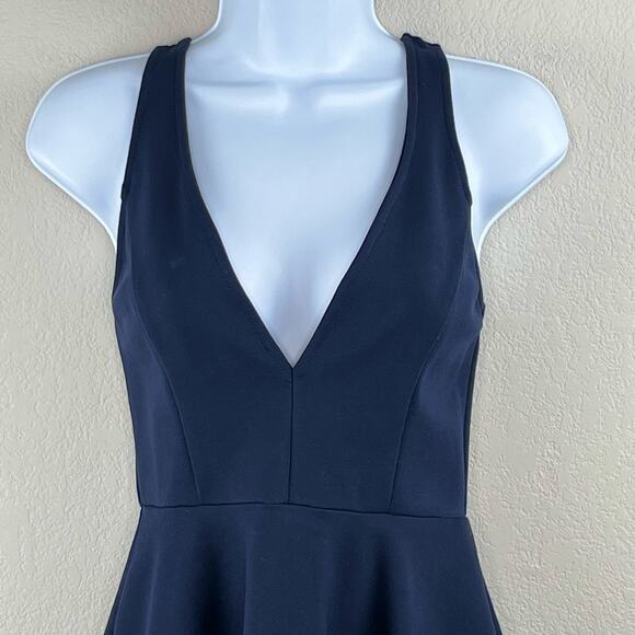 Superdown x Draya Michele Revolve Navy Blue Fit & Flare Mini Dress XS/Small - Picture 5 of 13